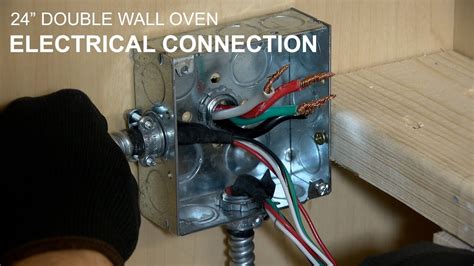 wall oven electrical connection box